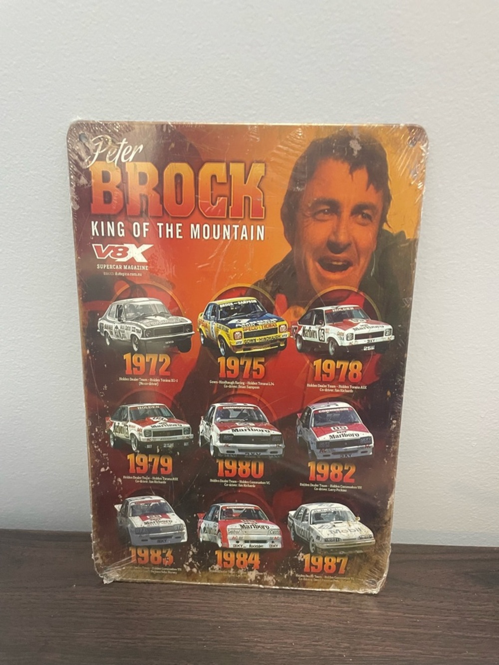 Peter Brock 'King of the Mountain' Vintage Racing Poster ⭐️2 for 15⭐️